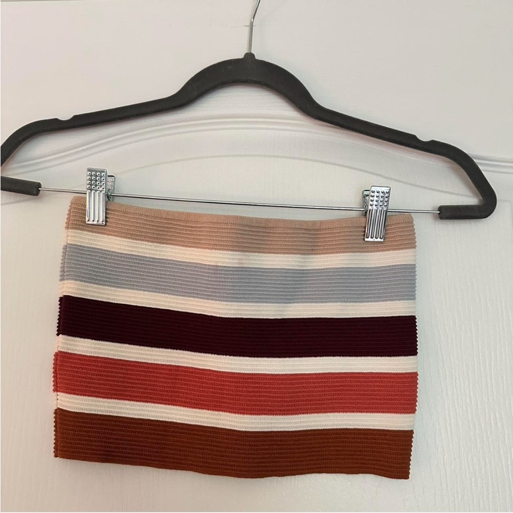 La Hearts Multicolor Striped Tube Top